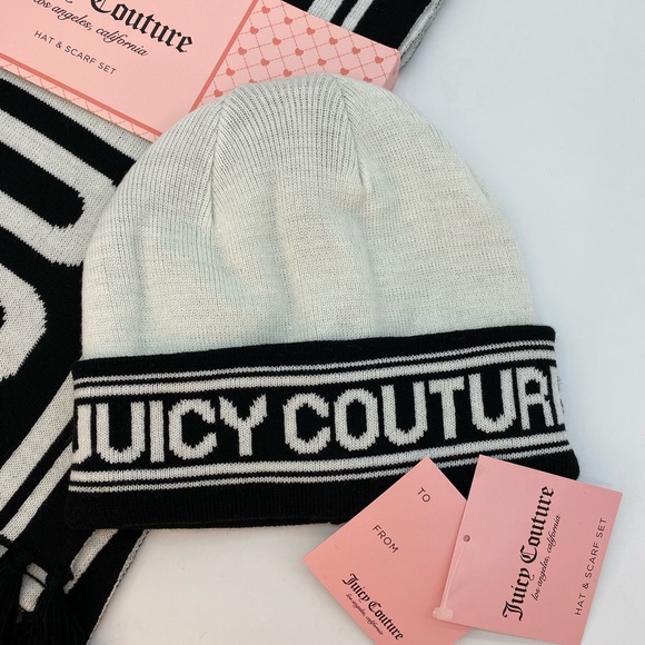 Juicy Couture Hat and Scarf Gift Set - Picture 3 of 4